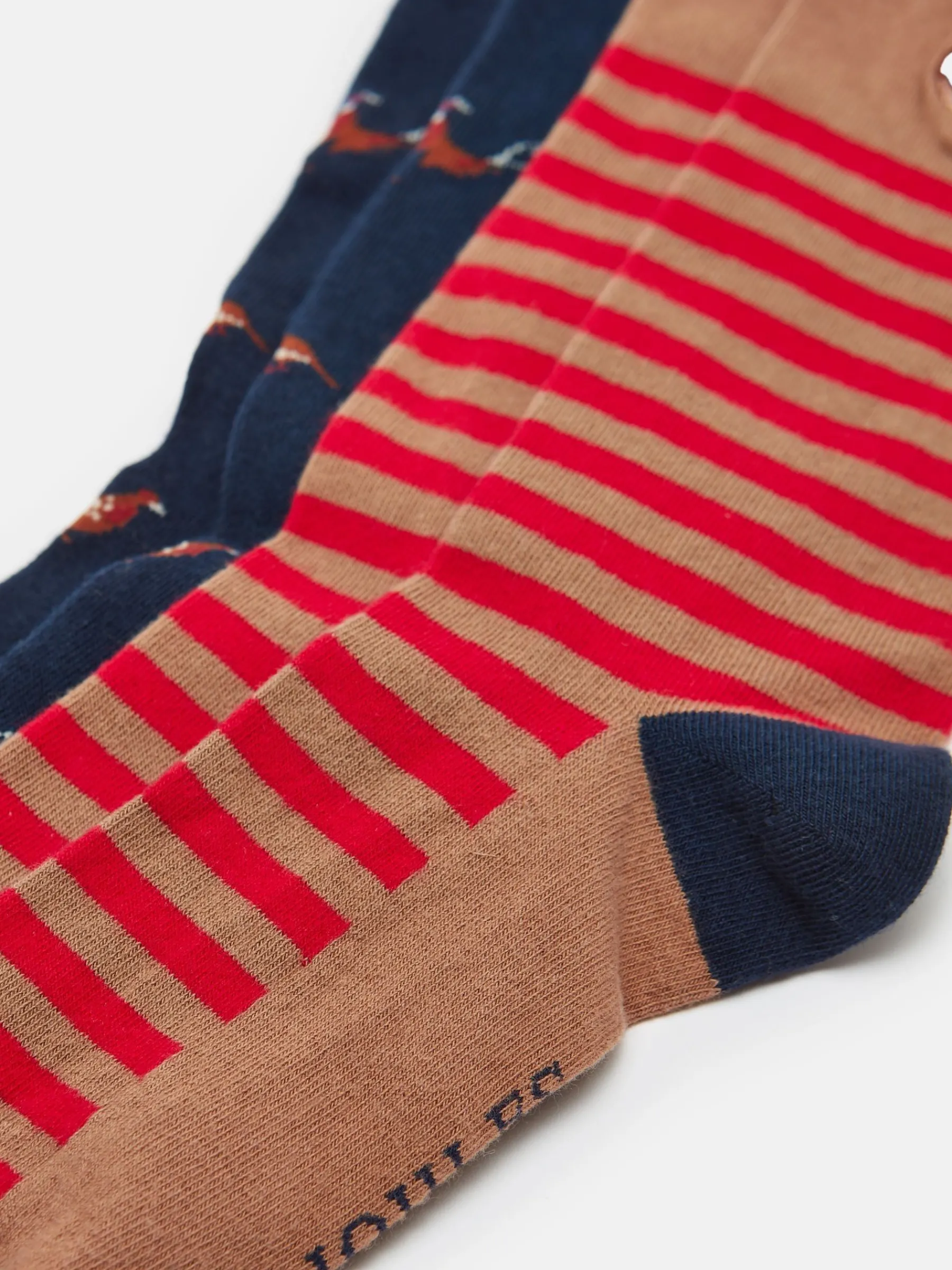 Men's Kingsbury 2 Pack Socks (size 7-12)<Joules Online