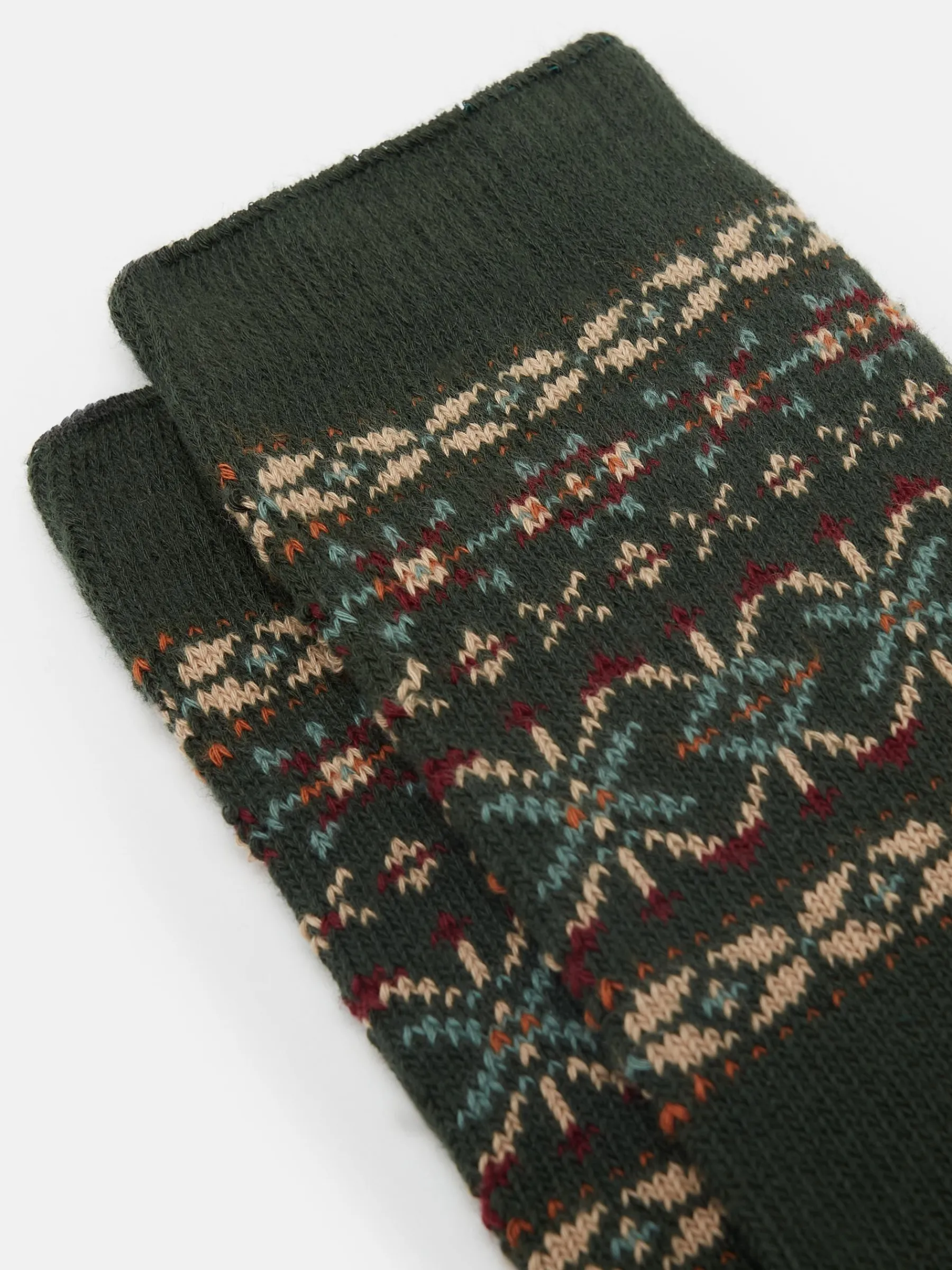 Men's Wader Khaki Green Mens Welly Socks<Joules Discount