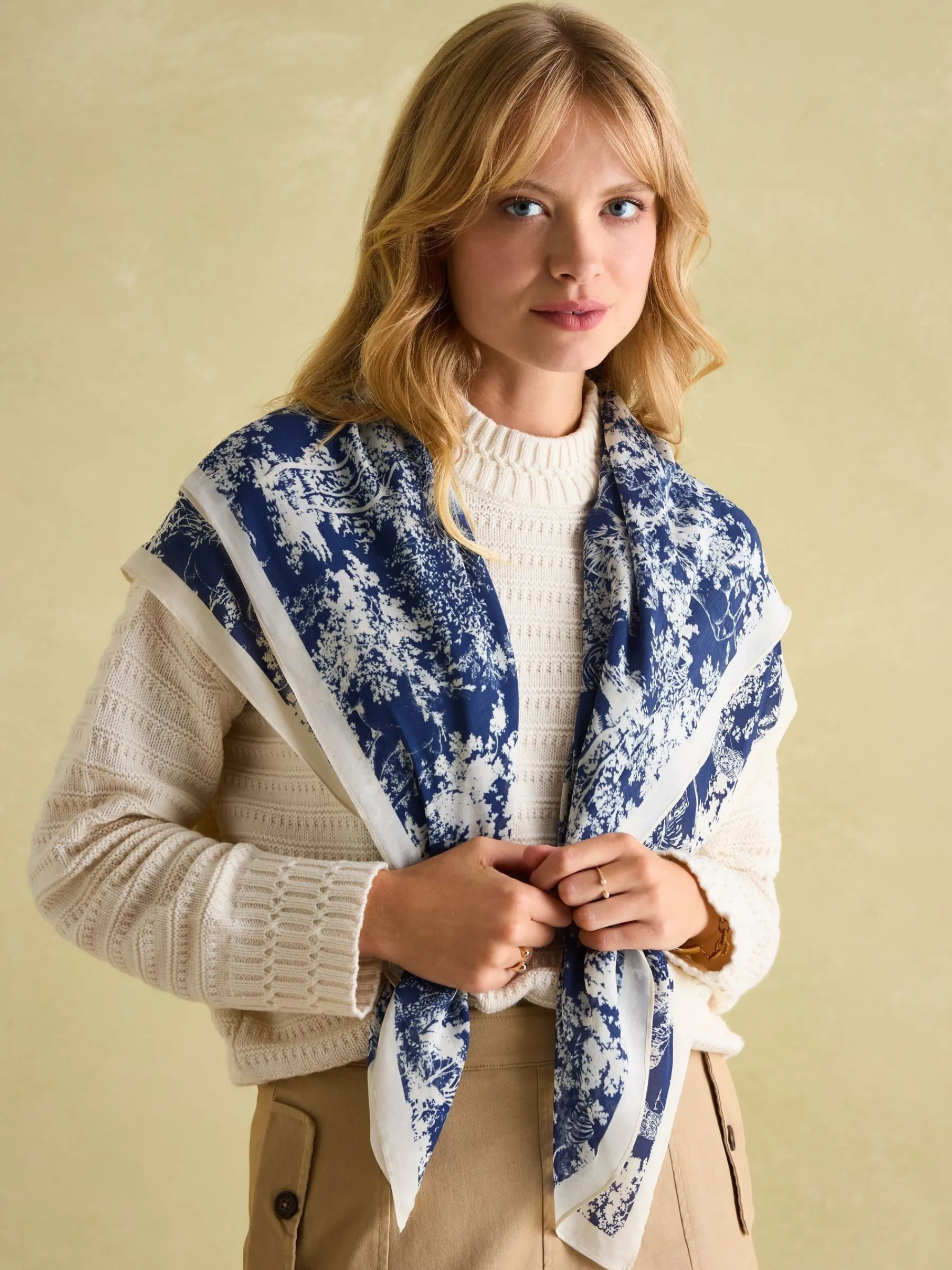 Middleton Viscose Scarf<Joules Online