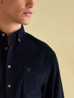 Miller Navy Blue Corduroy Shirt<Joules Sale