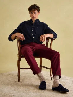 Miller Navy Blue Corduroy Shirt<Joules Sale
