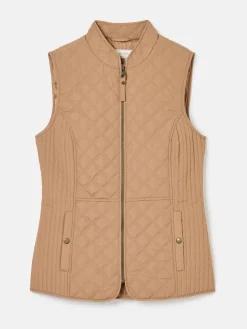 Minx Showerproof Diamond Quilted Gilet<Joules Best