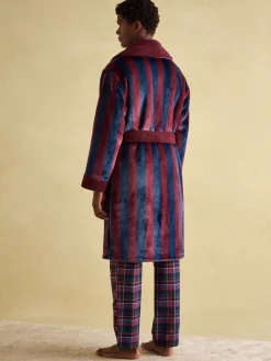 Montague Fleece Lined Dressing Gown<Joules