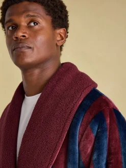 Montague Fleece Lined Dressing Gown<Joules