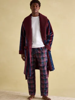 Montague Fleece Lined Dressing Gown<Joules