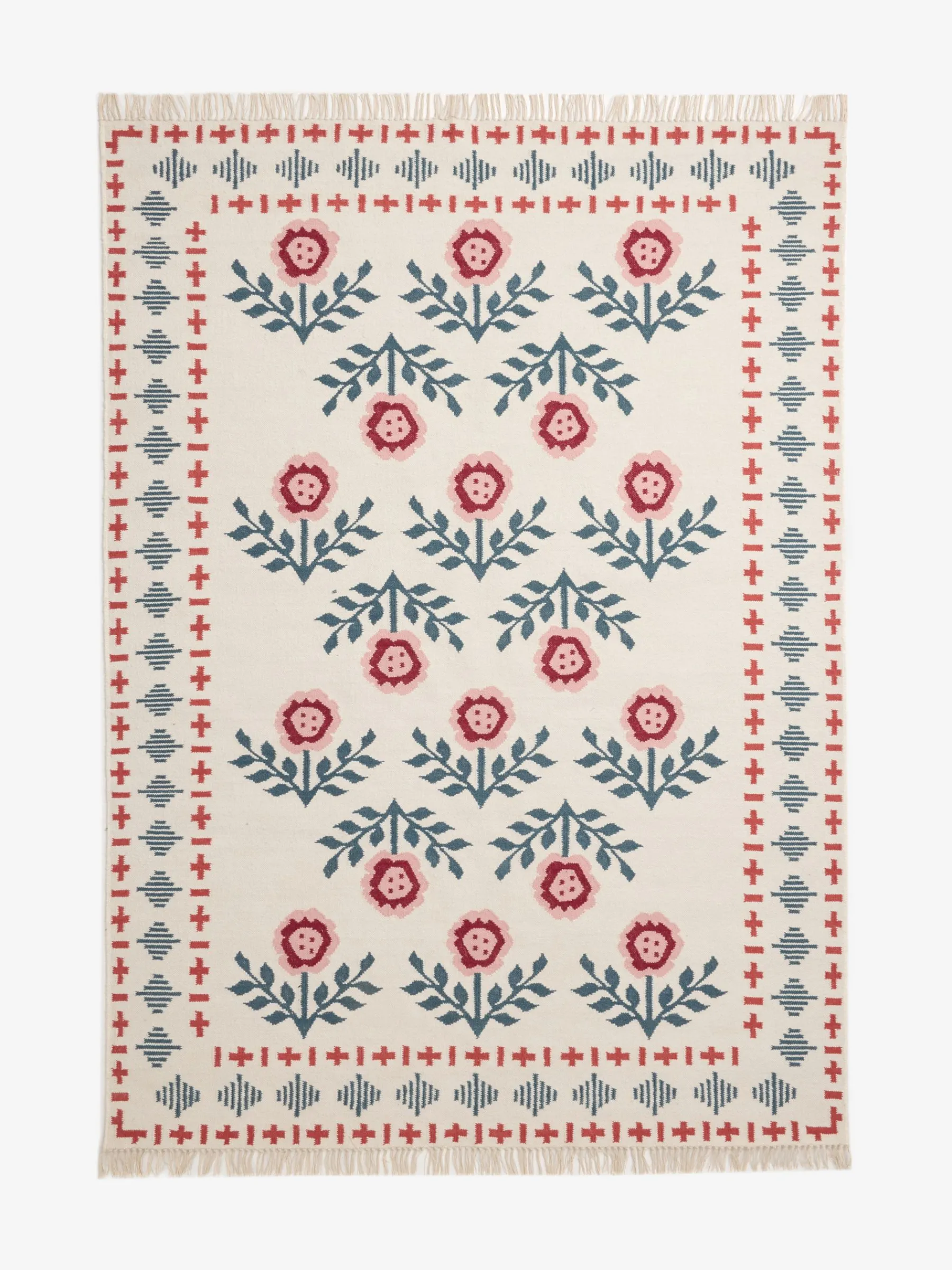 Attingham Floral Wool Klim Rug<Joules New