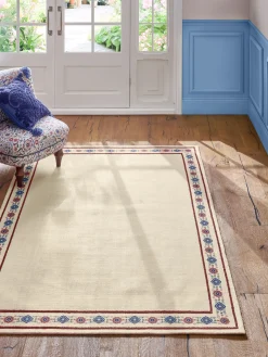Blenheim Cotton Border Rug<Joules New