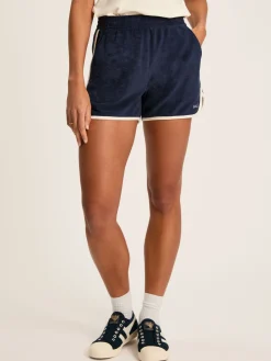 Navy Blue Kingsley Towelling Shorts<Joules Online