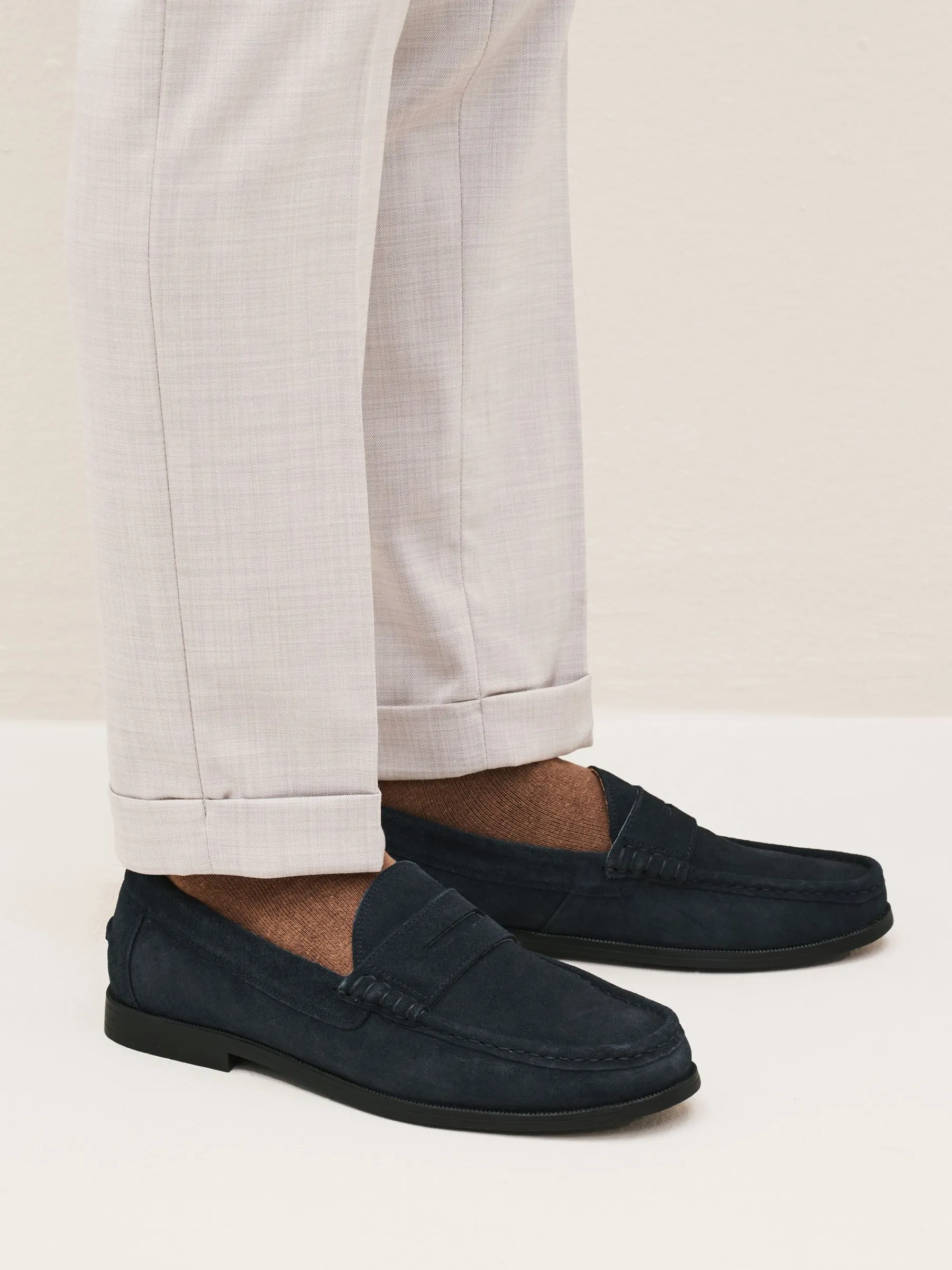 Navy Blue Penny Loafers<Joules Hot