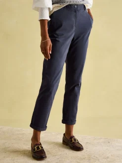 Navy Blue Slim Fit Chino Trousers<Joules Outlet