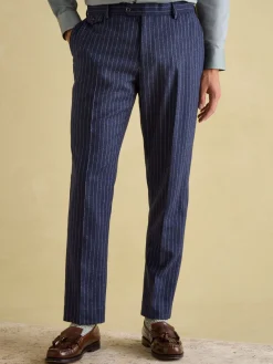 Slim Fit Pinstripe Suit Trousers<Joules Outlet