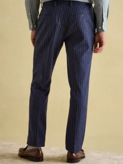 Slim Fit Pinstripe Suit Trousers<Joules Outlet