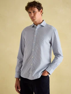 Navy Stripe Cotton Shirt<Joules Discount