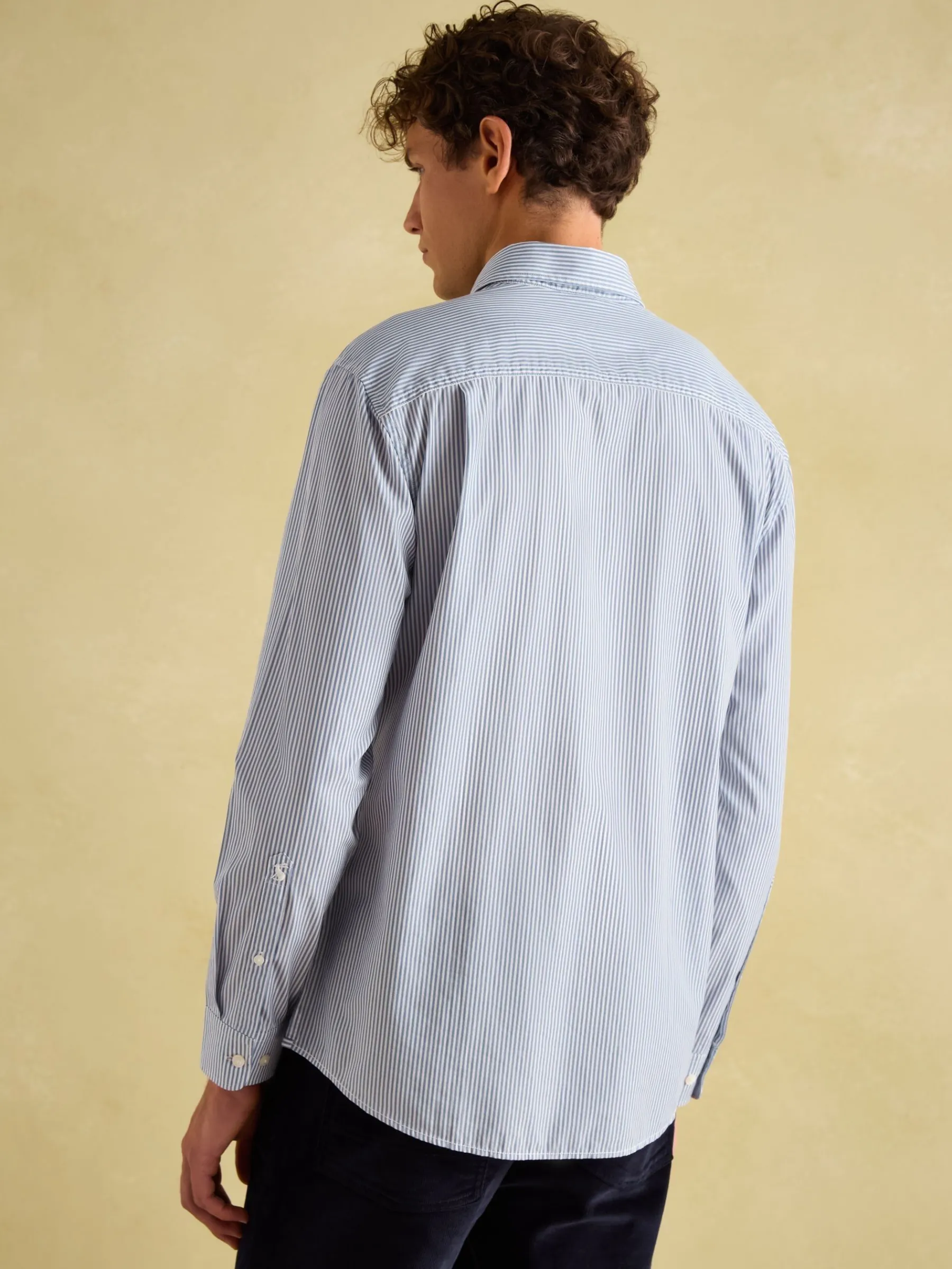 Navy Stripe Cotton Shirt<Joules Discount