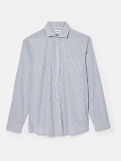 Navy Stripe Cotton Shirt<Joules Discount