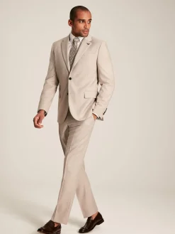 Slim Textured Suit Jacket<Joules