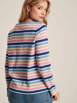 New Harbour Multi Striped Boat Neck Breton Top<Joules Discount