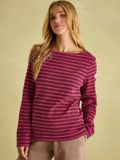 New Harbour Boat Neck Breton Top<Joules New