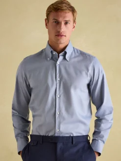 Next Regular Fit Twill Single Cuff Shirt<Joules Best