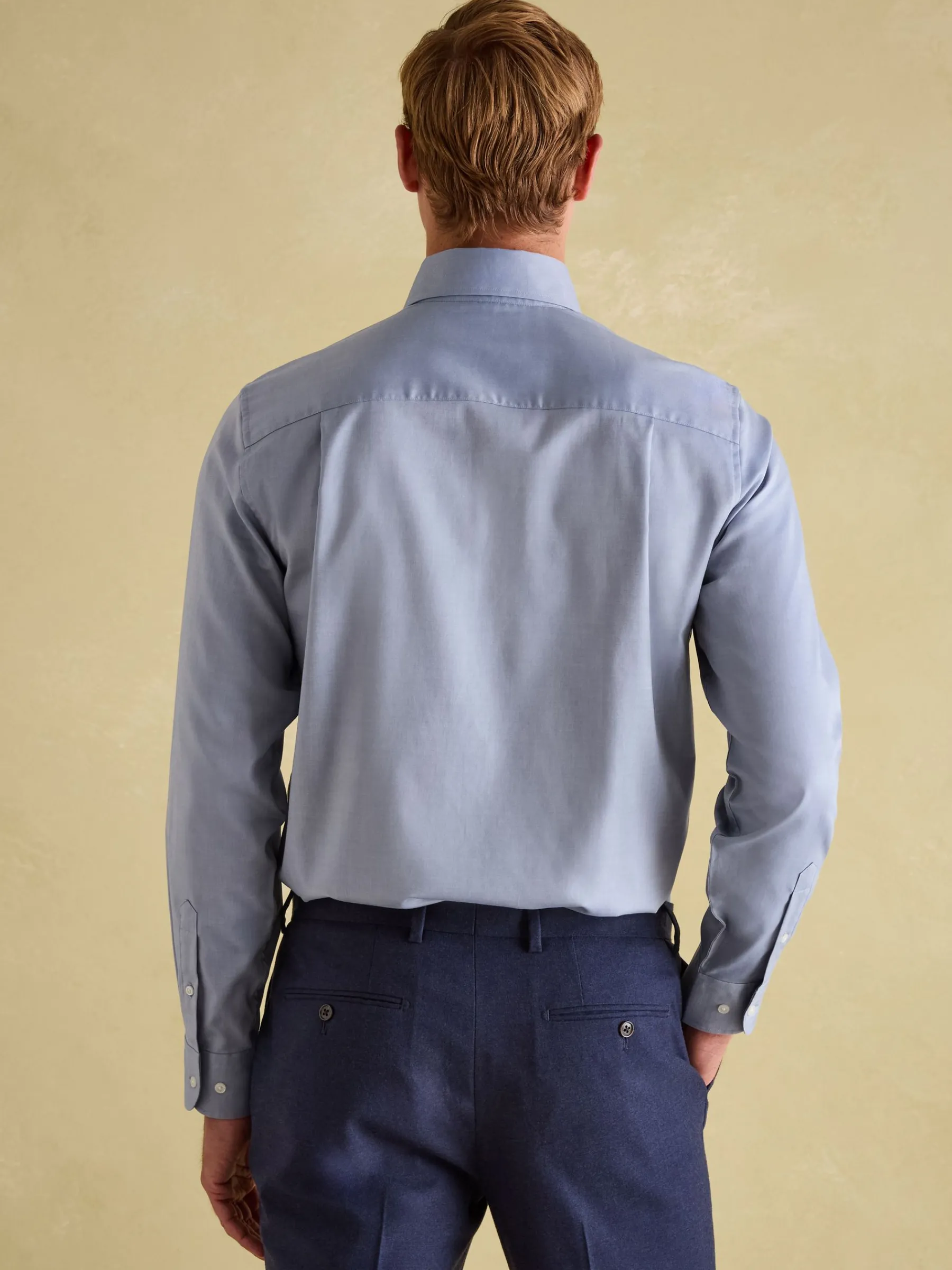 Next Regular Fit Twill Single Cuff Shirt<Joules Best