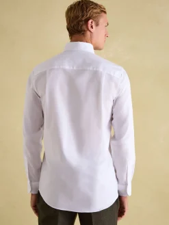Next Regular Fit Twill Single Cuff Shirt<Joules Best
