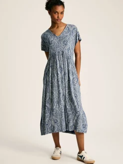Nia Jersey V-Neck Beach Dress<Joules Best