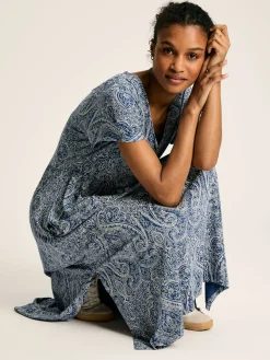 Nia Jersey V-Neck Beach Dress<Joules Best