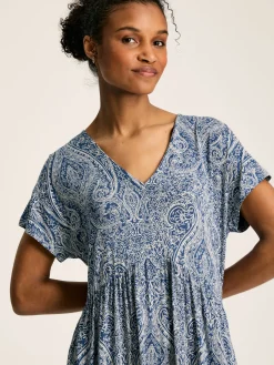Nia Jersey V-Neck Beach Dress<Joules Best