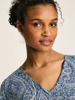 Nia Jersey V-Neck Beach Dress<Joules Best