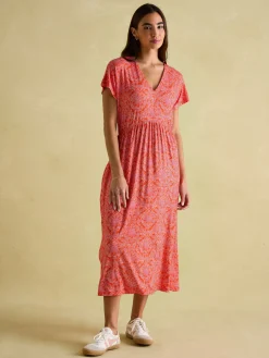 Nia Jersey V-Neck Beach Dress<Joules New