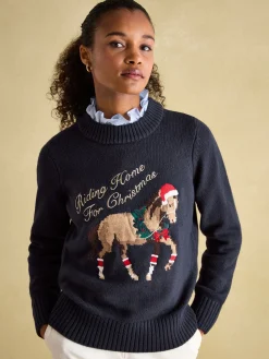 Noelle Intarsia Christmas Jumper<Joules Online