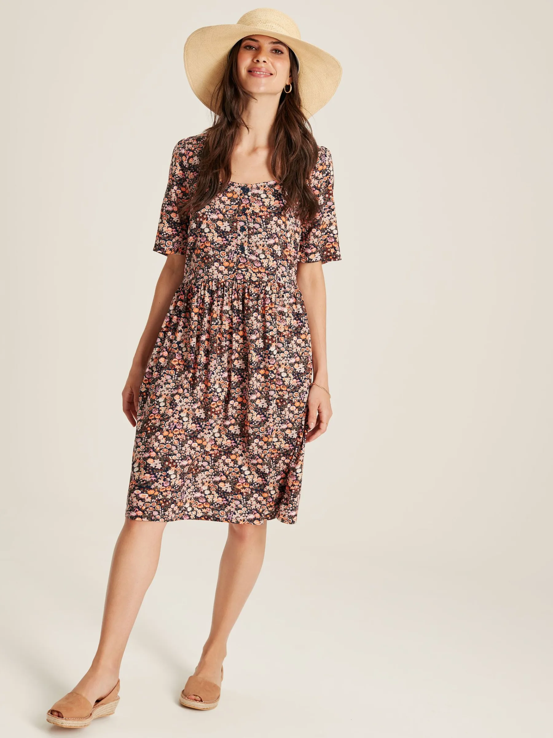 Norah Square Neck Dress<Joules Online