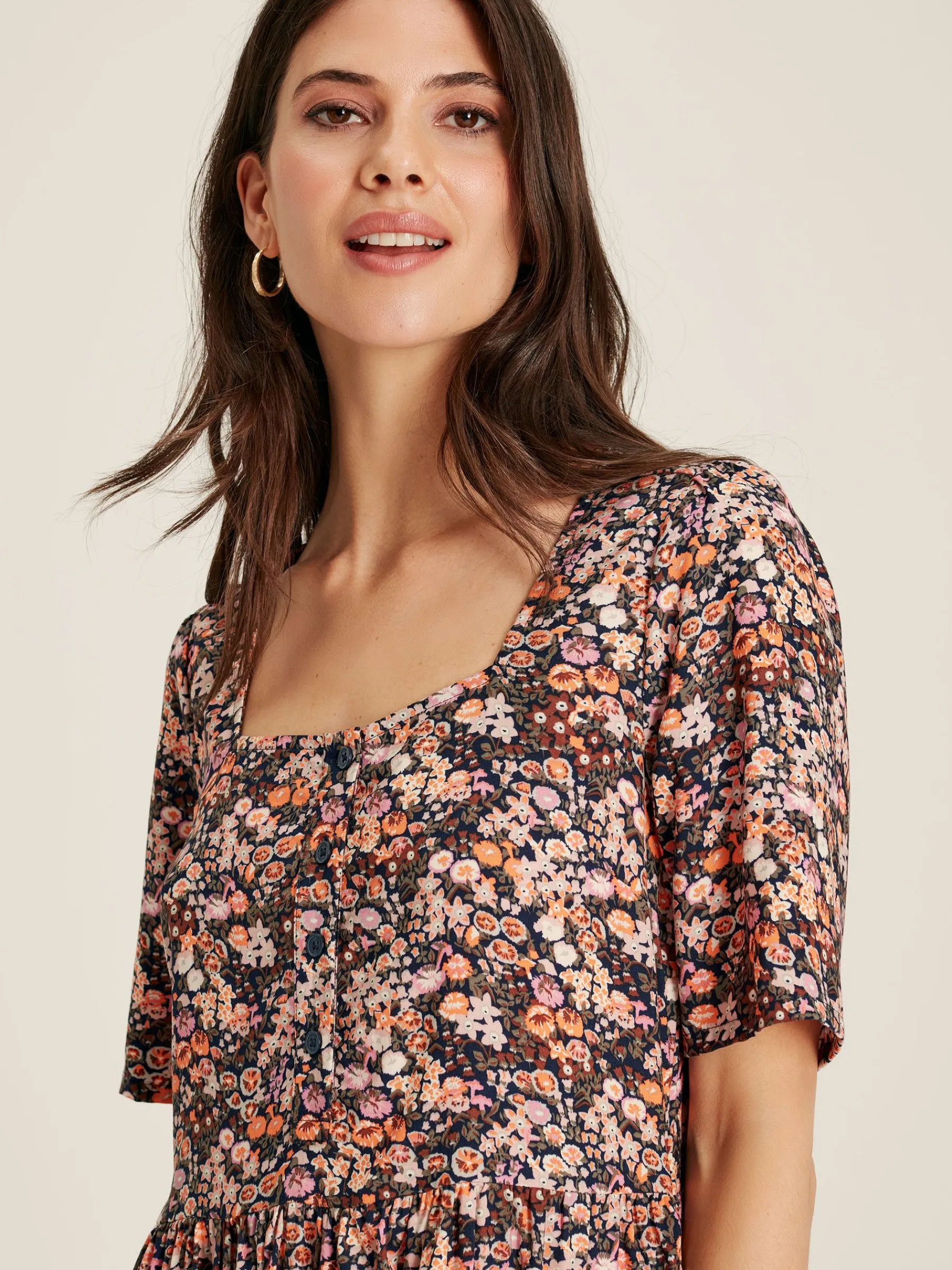 Norah Square Neck Dress<Joules Online