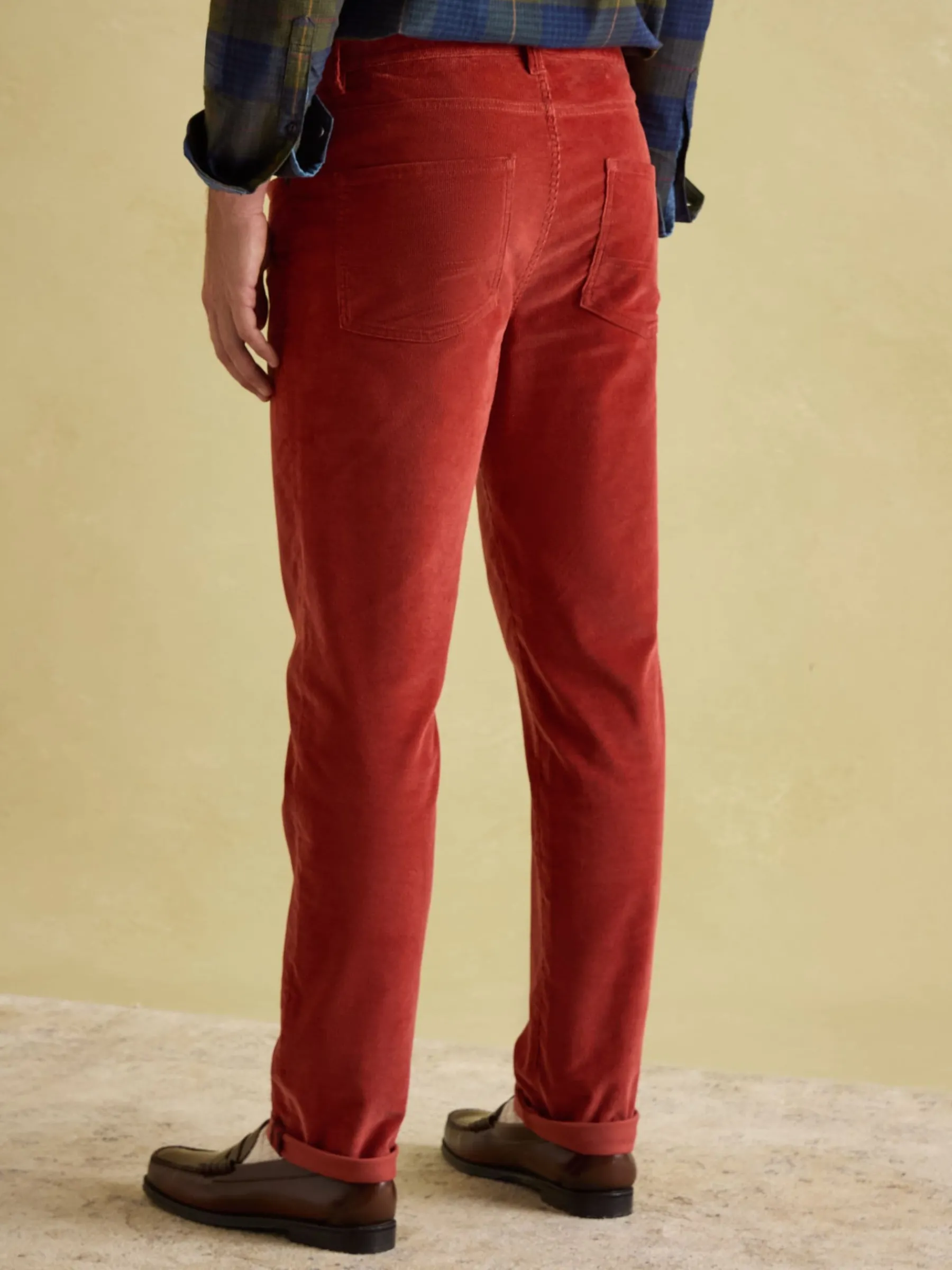 Straight Leg Corduroy Trousers<Joules Best