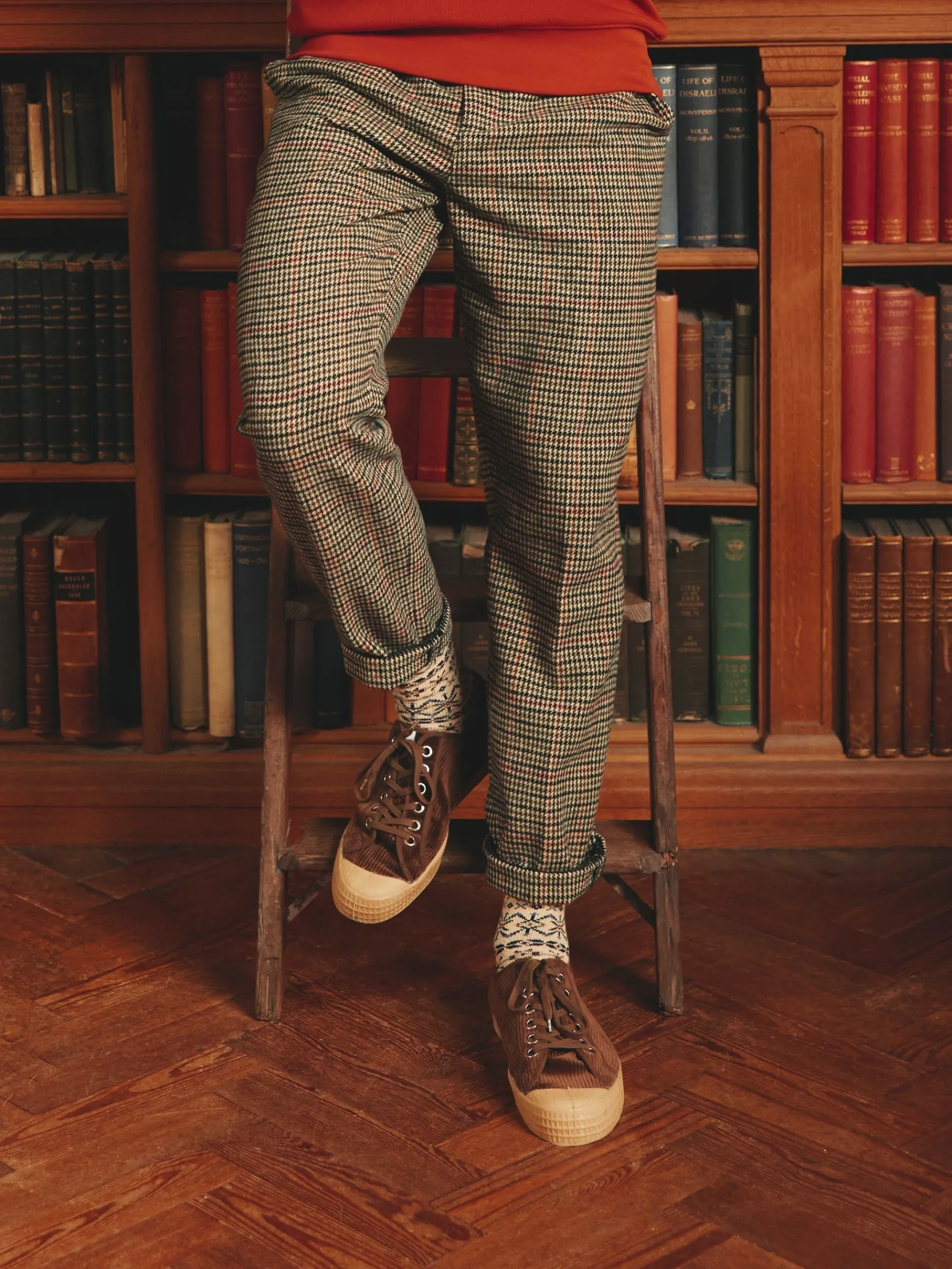 Oundle Herringbone Slim Fit Trousers<Joules Online