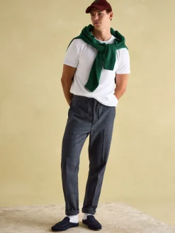 Oundle Herringbone Slim Fit Trousers<Joules Sale