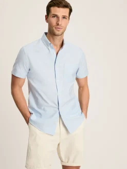 Oxford Short Sleeve Classic Fit Shirt<Joules New