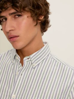 Oxford Striped Classic Fit Shirt<Joules Clearance