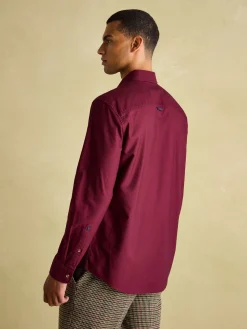 Oxford Long Sleeve Classic Fit Shirt<Joules