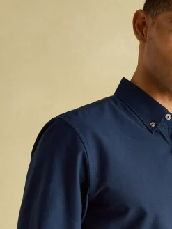 Oxford Long Sleeve Classic Fit Shirt<Joules