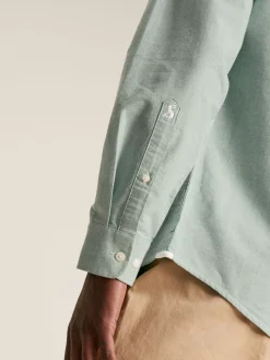 Oxford Sage Green Long Sleeve Classic Fit Shirt<Joules Best