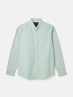 Oxford Sage Green Long Sleeve Classic Fit Shirt<Joules Best