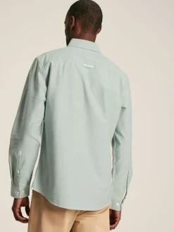 Oxford Sage Green Long Sleeve Classic Fit Shirt<Joules Best