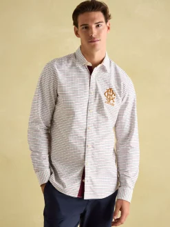 Oxford Embroidered Check Shirt<Joules Hot