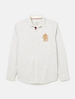 Oxford Embroidered Check Shirt<Joules Hot