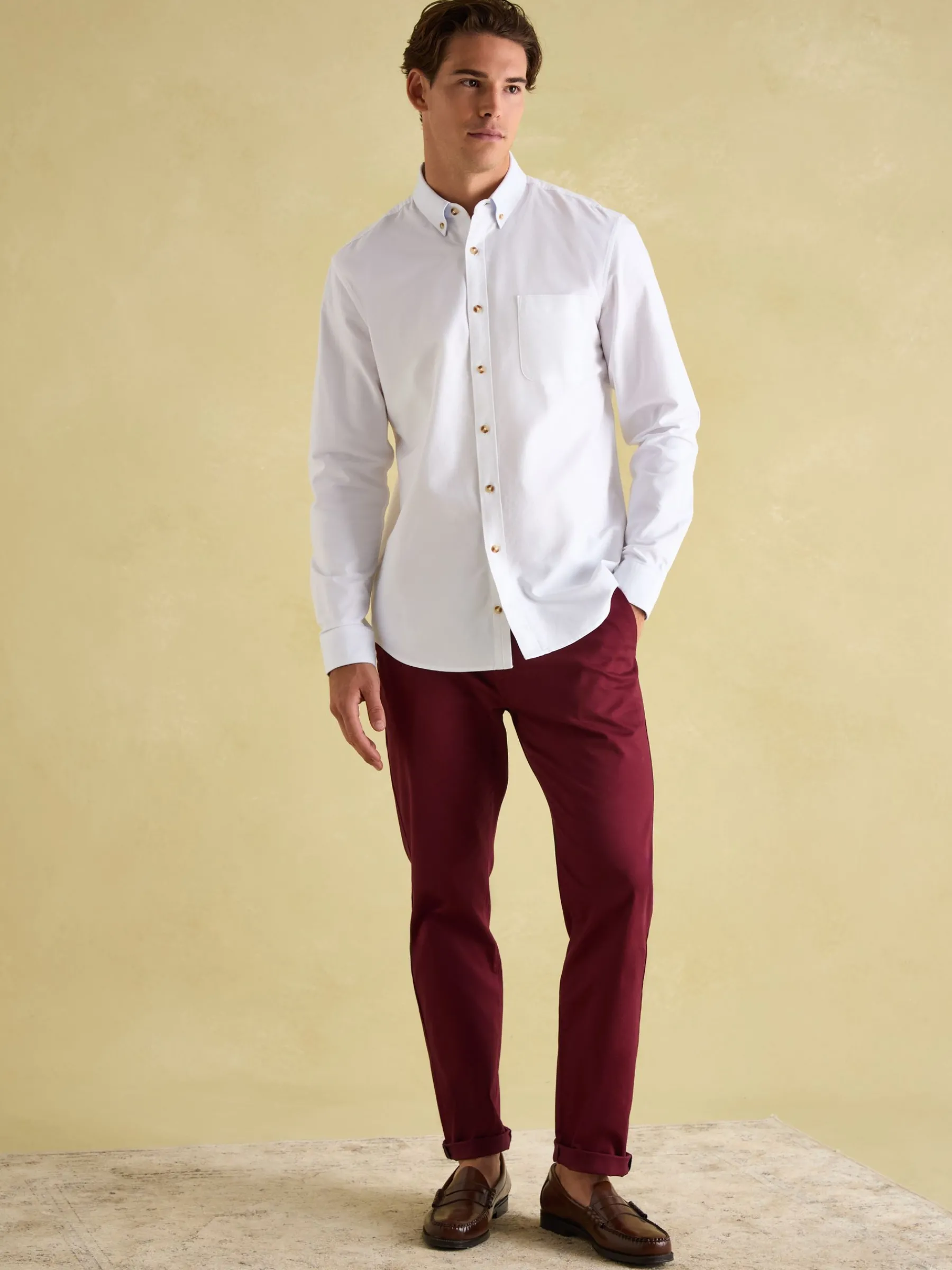 Oxford Long Sleeve Classic Fit Shirt<Joules Discount