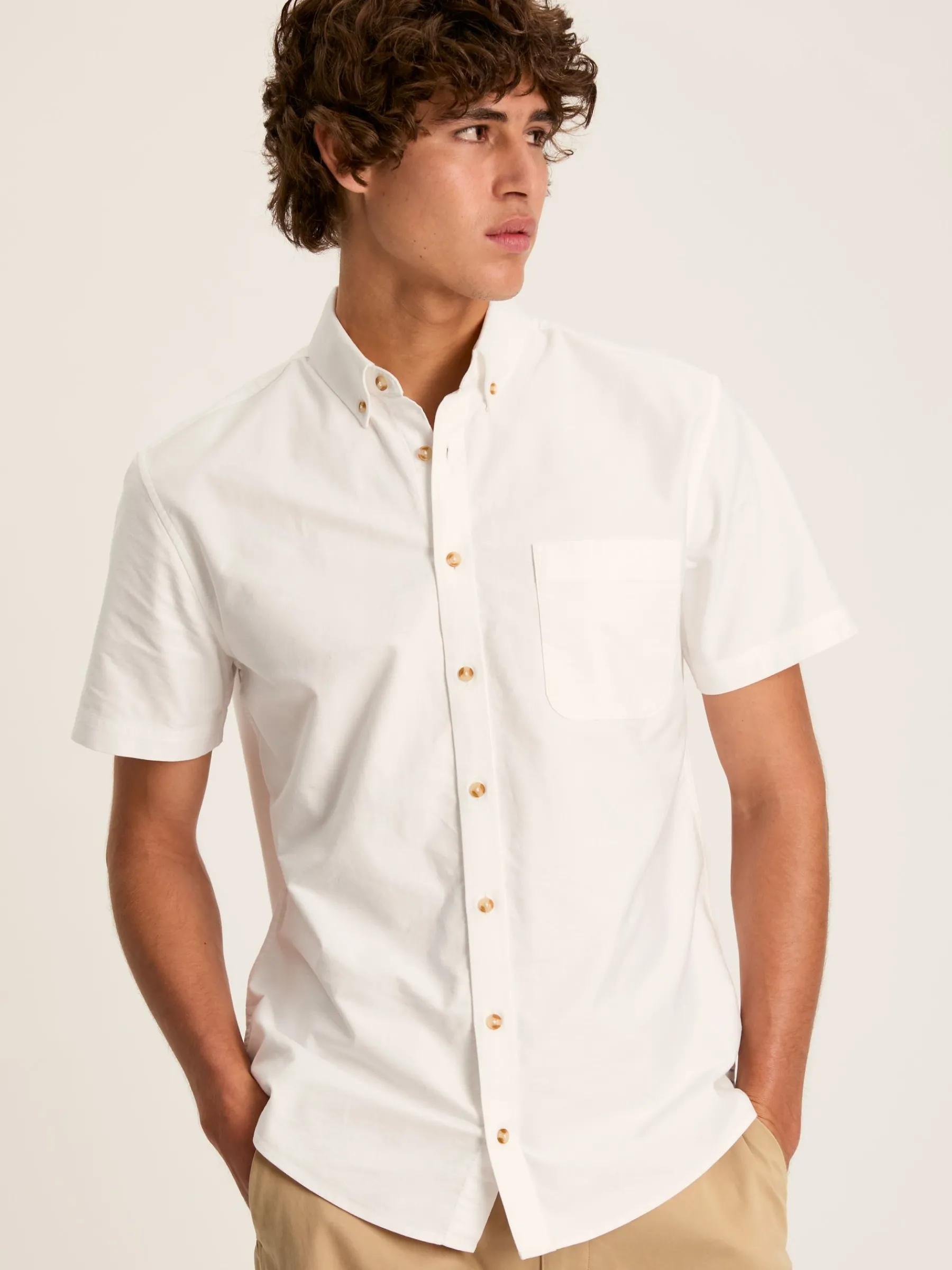 Oxford Short Sleeve Classic Fit Shirt<Joules Best