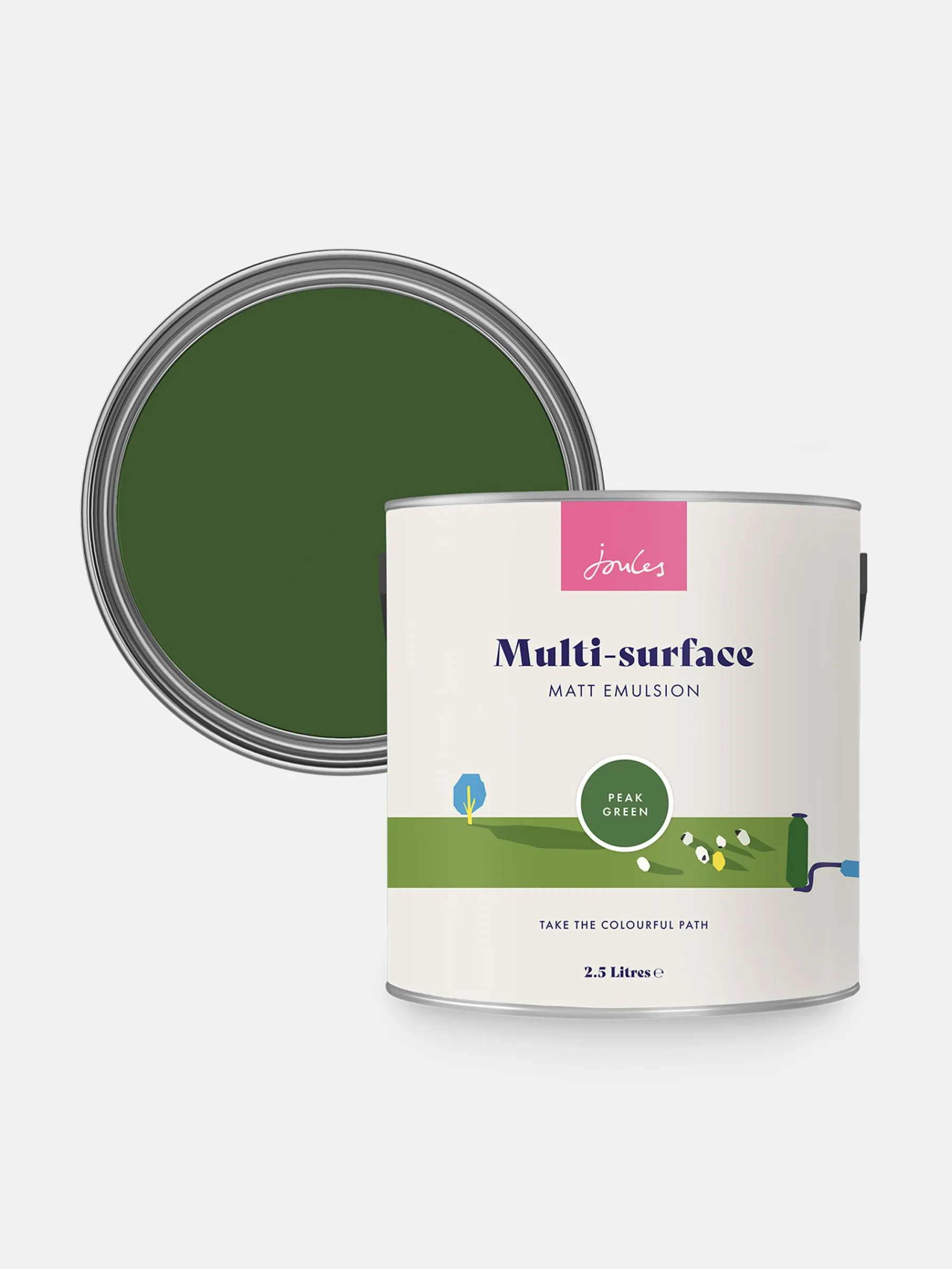 Peak Green Multi Surface Matt Emulsion<Joules Sale