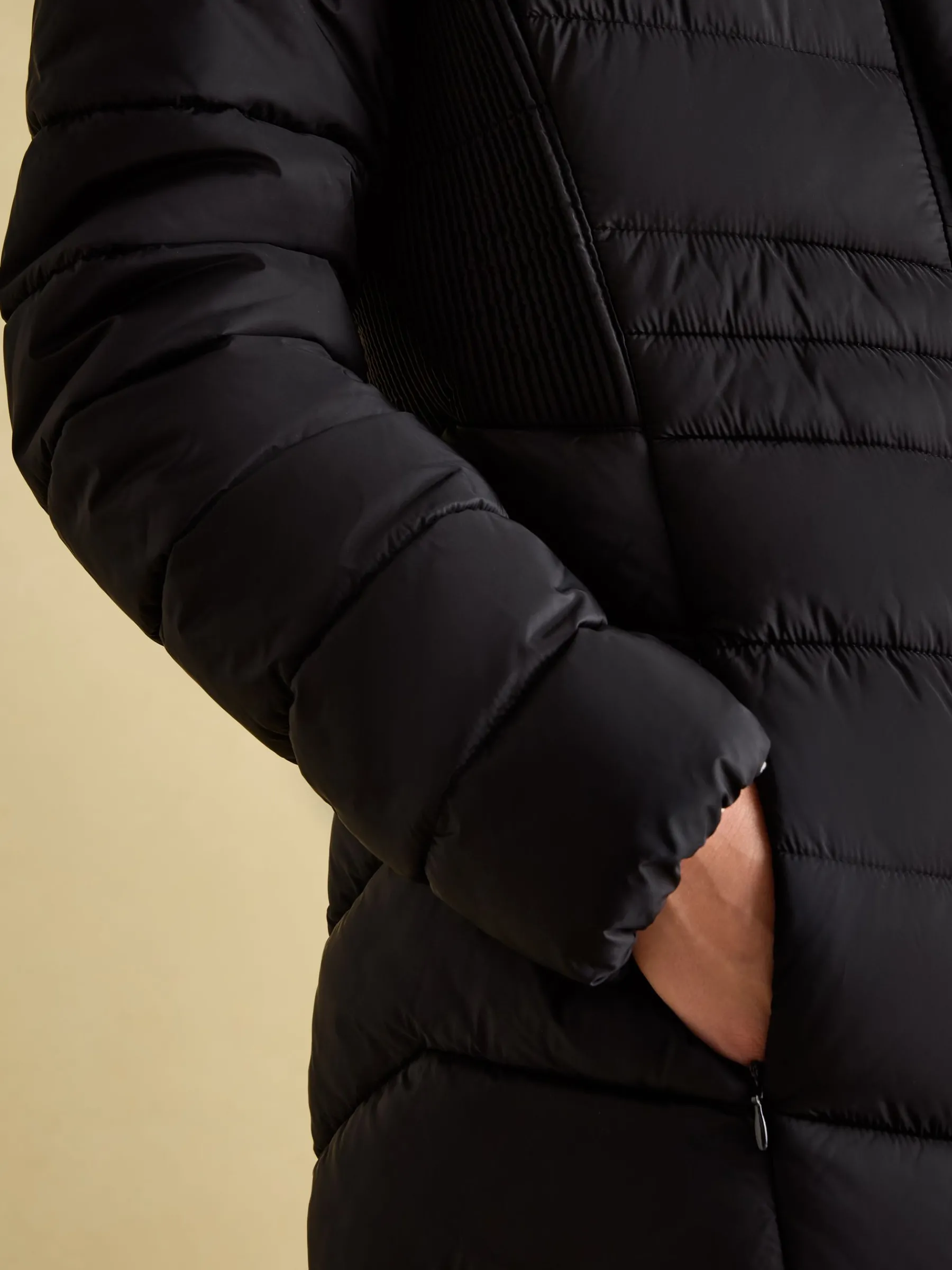 Pembury Showerproof Longline Padded Coat With Hood<Joules Clearance