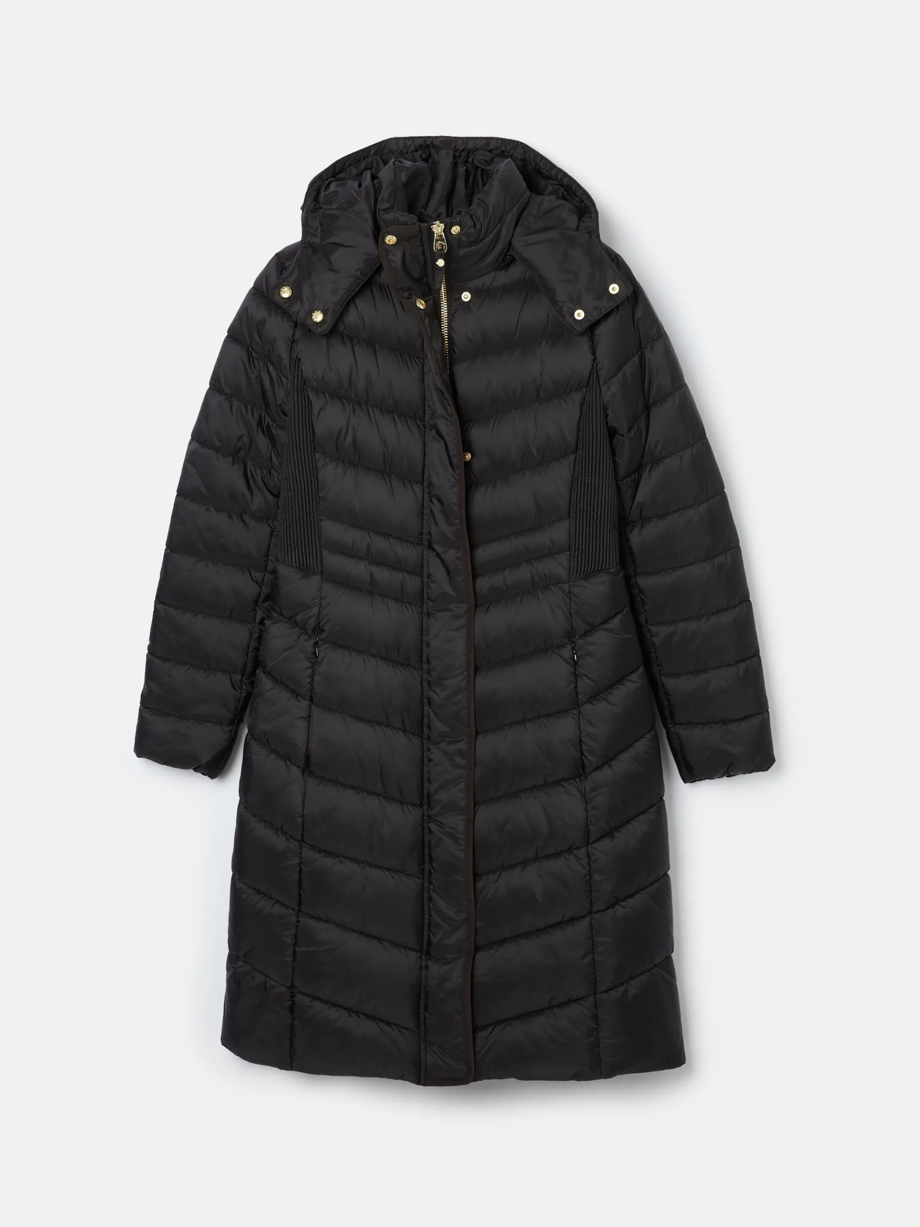 Pembury Showerproof Longline Padded Coat With Hood<Joules Clearance
